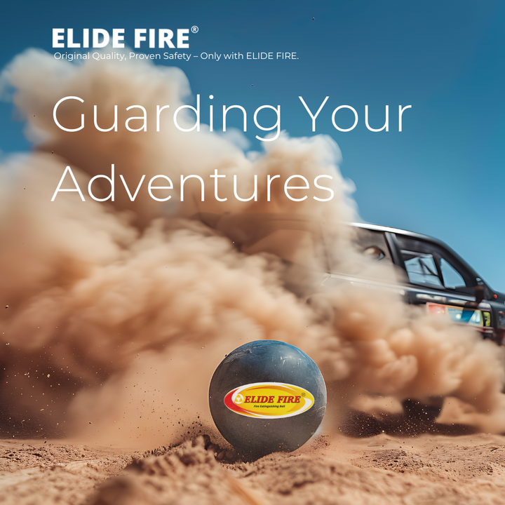 ELIDE FIRE® Automatic Fire Fighting Ball Model: LIFESAVER 0.4 Kg (Vehicle Engine)