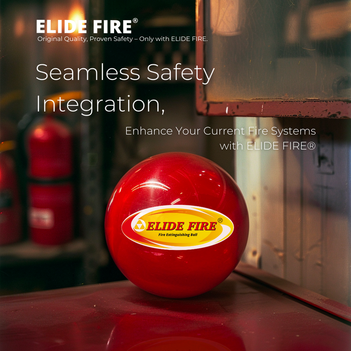 ELIDE FIRE® Automatic Fire Fighting Ball Model: TECHIDEAS 1.4 Kg