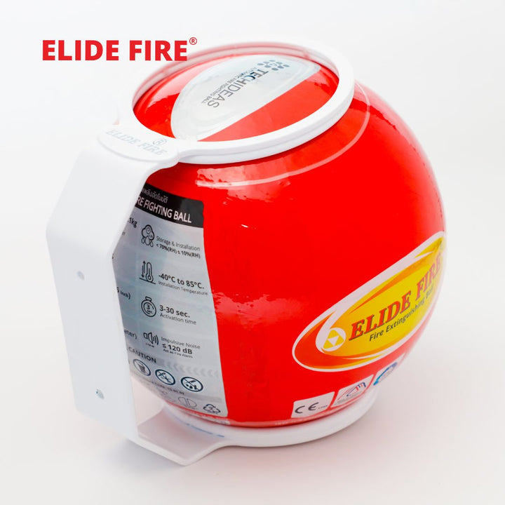 ELIDE FIRE® Automatic Fire Fighting Ball Model: TECHIDEAS 1.4 Kg