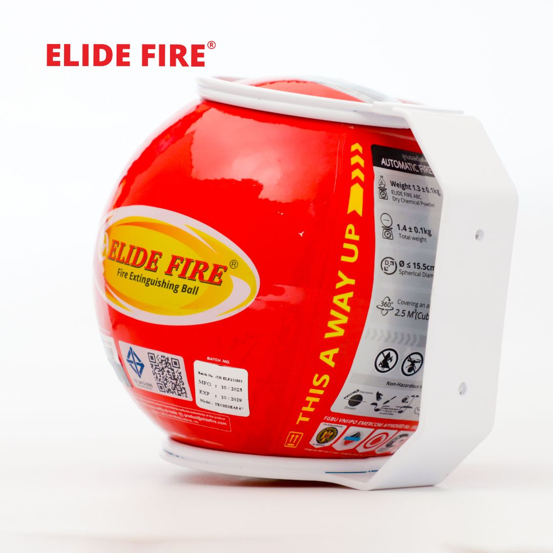 ELIDE FIRE® Automatic Fire Fighting Ball Model: TECHIDEAS 1.4 Kg